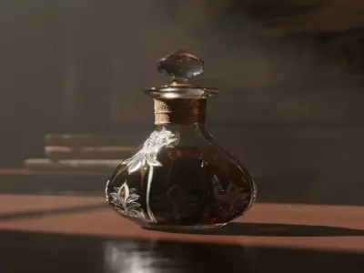 Luxury Perfume Bottles Collection 3D Pack 3D model