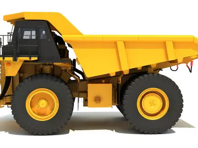 Mining Dump Truck 3D model by 3D-Horse