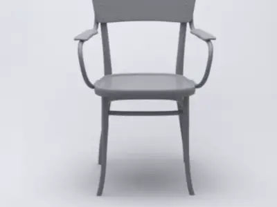 Antique armchair 3D model