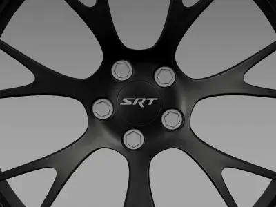 Dodge Challenger Supercharged rim 3D model