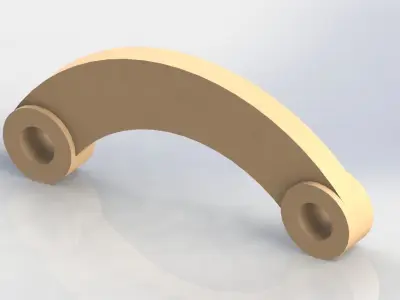 tension bar 3D model