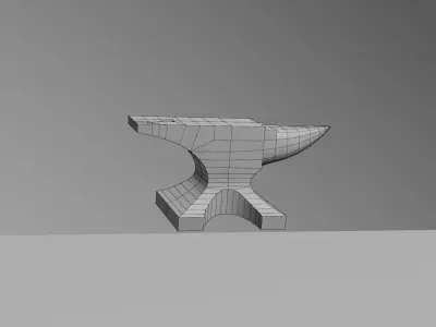 Blacksmith Anvil Game Ready 3D Model PBR Textured  Low-poly 3D model