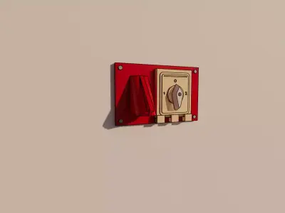 Industrial Socket 3D model