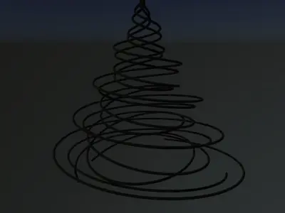 spiral abstract 3D model