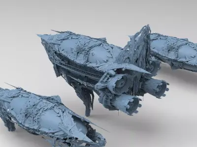 Aquaman sea masters ship series 1 3D model
