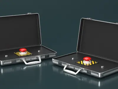 Nuclear Briefcases Collection 3D model