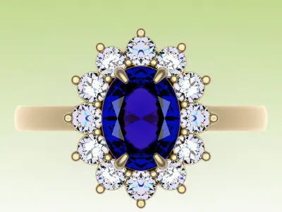 Ring Diana 3D print model