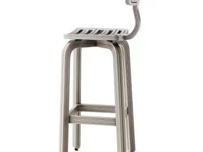 Kooij Chubby Bar Stool 3D model