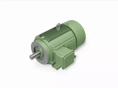 132S B34a Right IEC electric motor - 3D CAD model 3D model