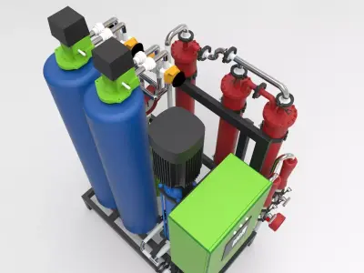 pharmaceutical osmosis 3D model