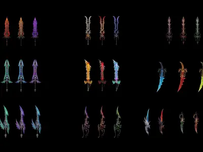 Ultimate Weapon Collection - 500 Weapons 3D Model Pack