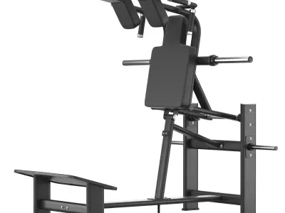DHZ Fitness E-7065 Super Squat 3D model
