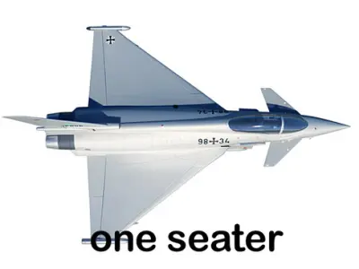 Eurofighter Typhoon 3D model shop