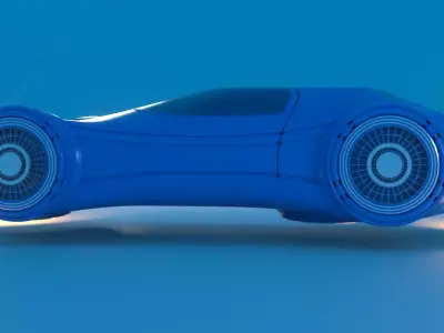 Future Car 32 3D model