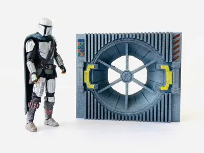 Custom Sci Fi Vent 3D print model