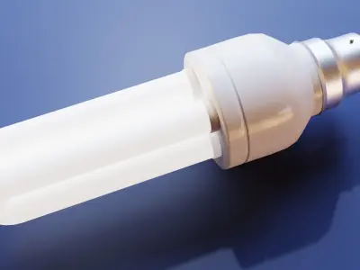 CFL fluorescent bulb for FREE Free low-poly 3D model
