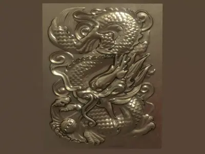 DRAGON RELIEF - NO 1 3D model