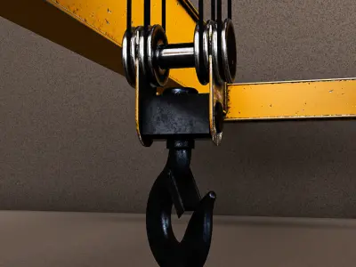 Overhead Crane 3D model buy