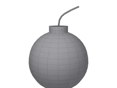 Bomb Cartoon 3D model