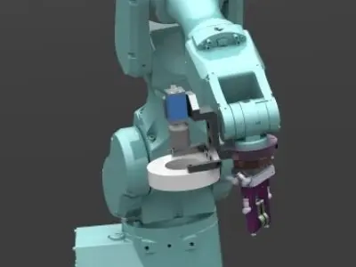  six-axis manipulator 3D model