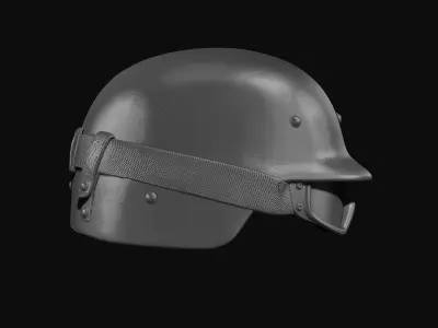 Helmet with Glasses 3D model