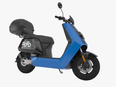 Niu Movo Rideshare Low-poly 3D model