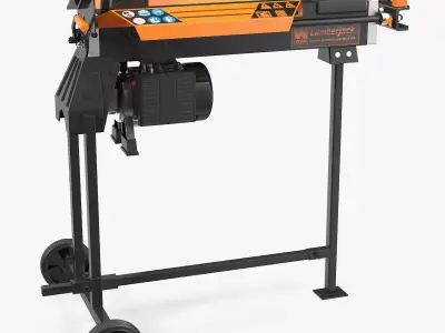 WEN 56207 Electric Log Splitter with Stand Rigged 3D model
