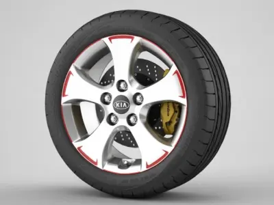 Wheel Kia 7 3D model