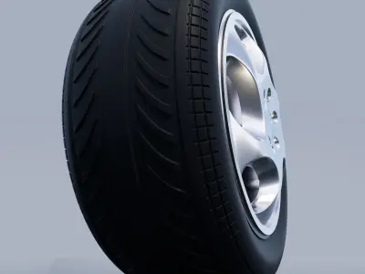 Car Tyre 3D model