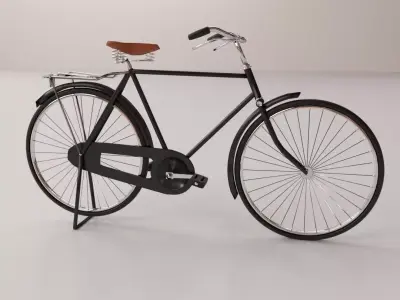 Bicycle vintage 3D model purchase