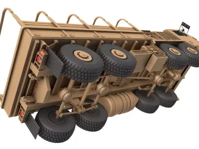 HEMTT A4 Cargo Truck - Army transport truck 3D model