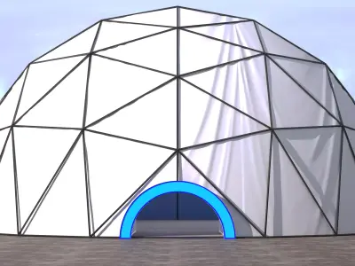 GEODESIC FOR BRANDING 3D model