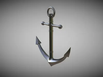 Anchor Low-poly 3D model