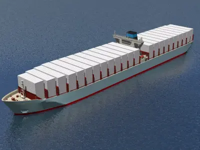 Container Ship 3D model from CGTrader