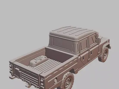 Land Rover 100 British Army 4x4 3D Print Model 3D print model