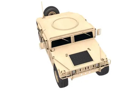 humvee m1151 3D model