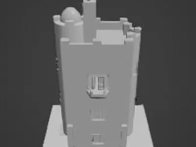 castle Free 3D model 2