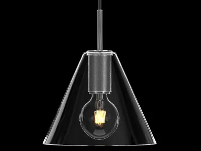 UTILITAIRE FUNNEL SHADE PENDANT 3D model