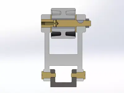 3D model of an Automotive Belt Tensioner 3D model