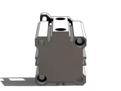 Cilindro Pneumatico SMC CDQMB32TF 30 Pneumatic Cylinder 3D model