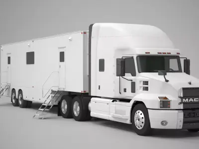 Exhibition Semi Truck 3D model