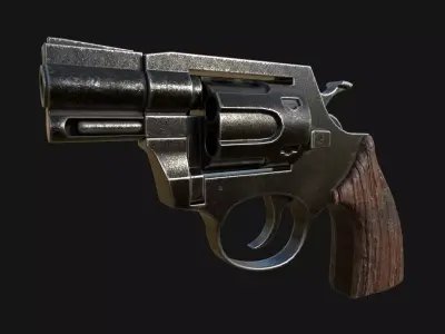 Revolver 3D model 4