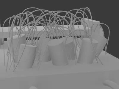 Sci-fi Tube  3D model