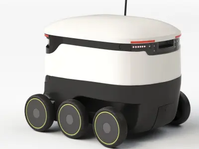 Delivery Robot 01 3D model