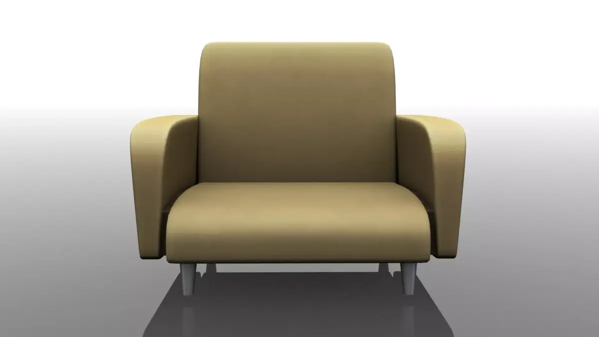 Sofa for game and animation Free 3D model