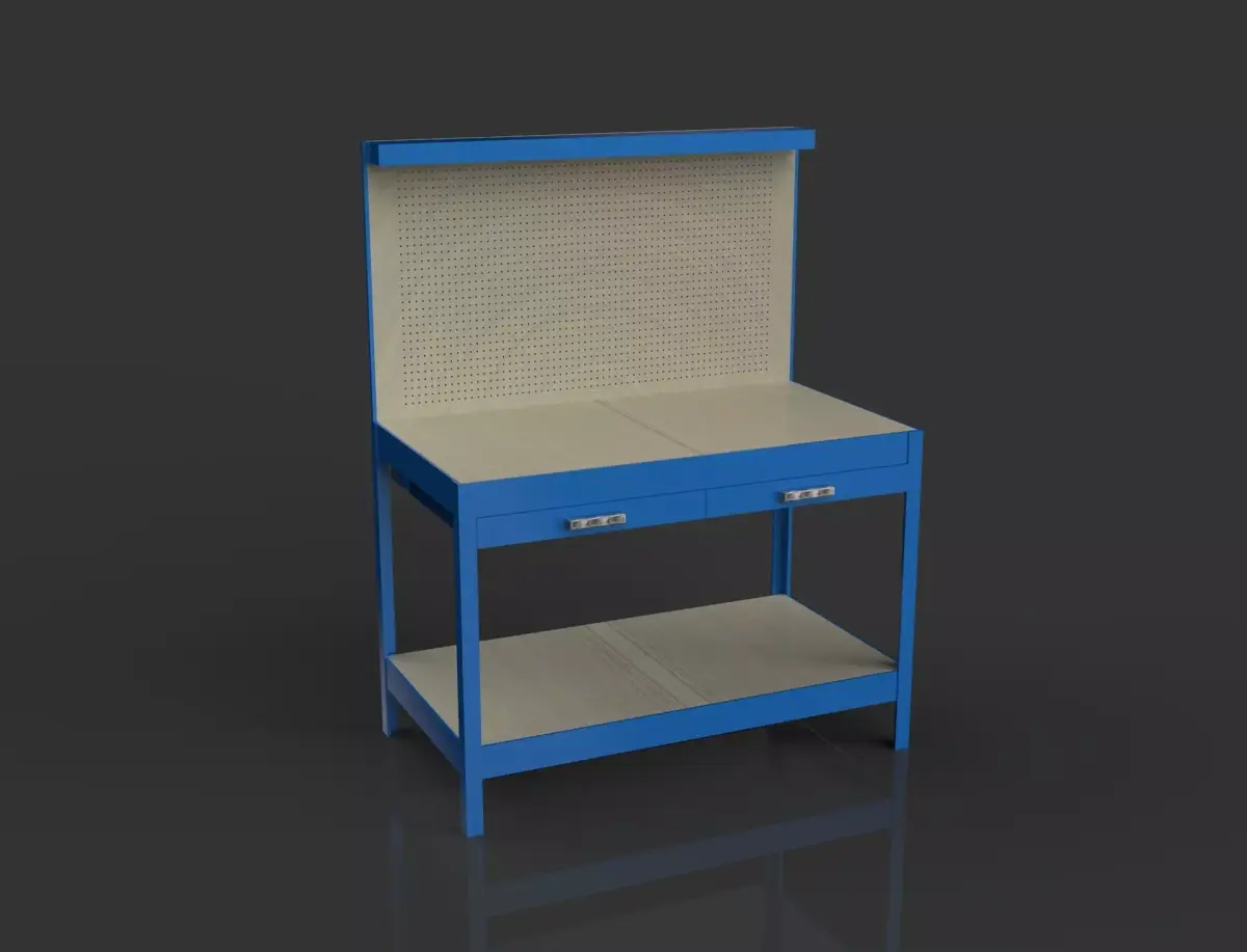 Bricomart Workshop table Mesa de trabajo Free 3D model