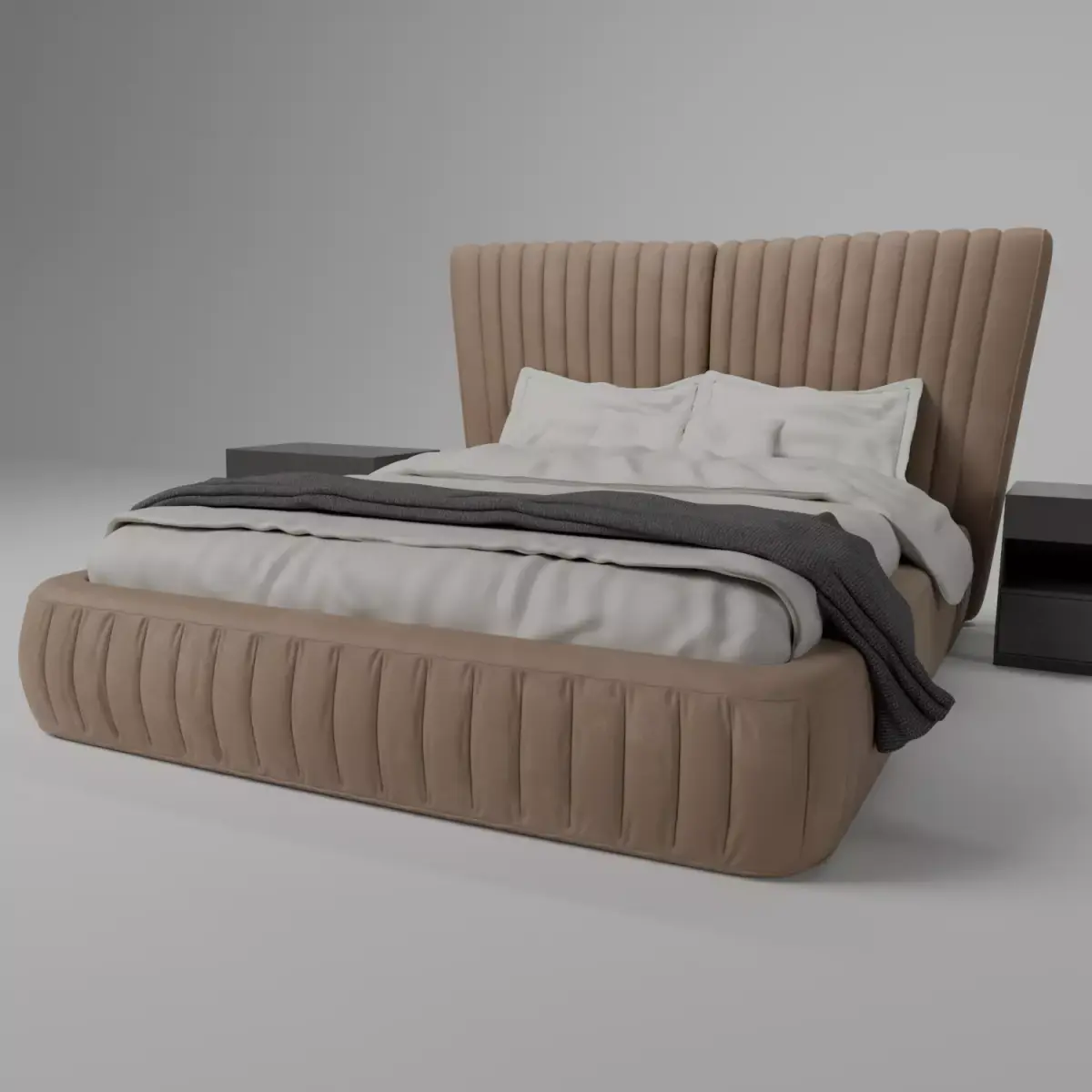 Eliana Bed Free 3D model