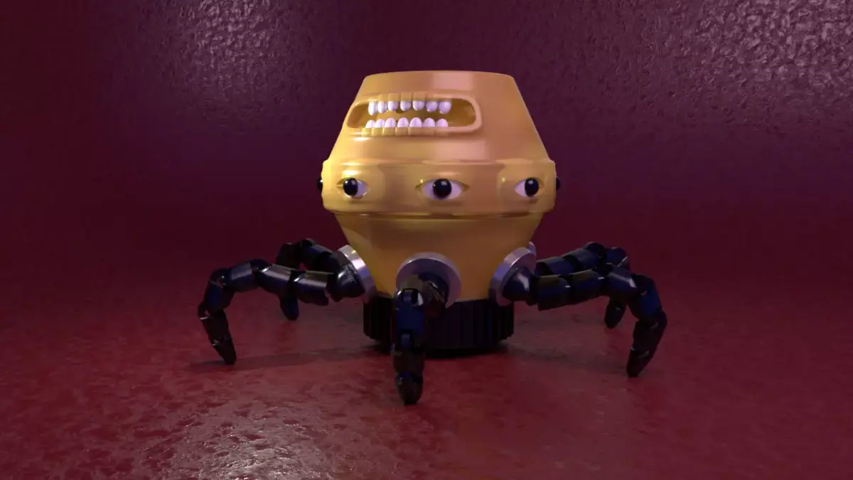 Scary Octopus 3D model purchase