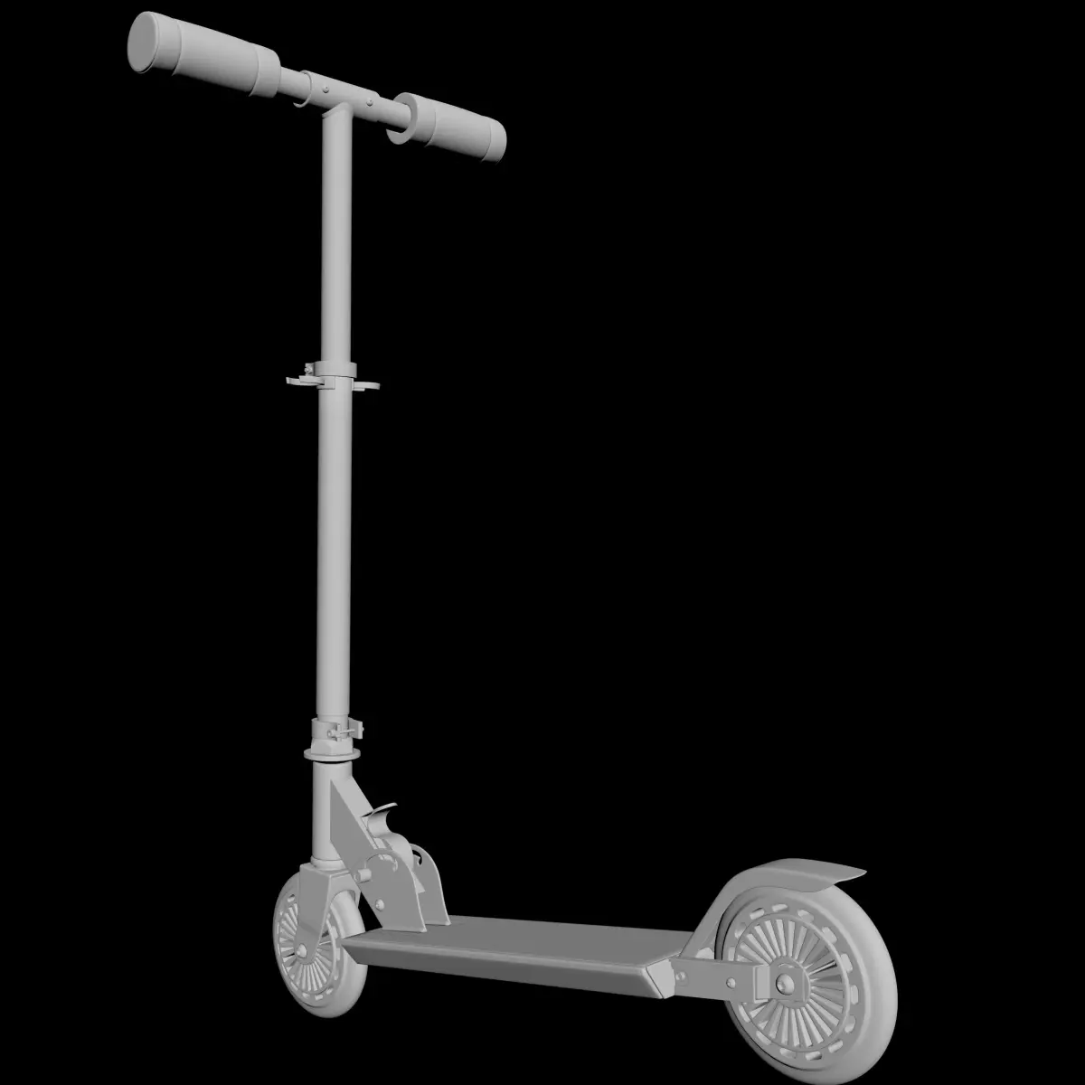 Kids scooter 3D model