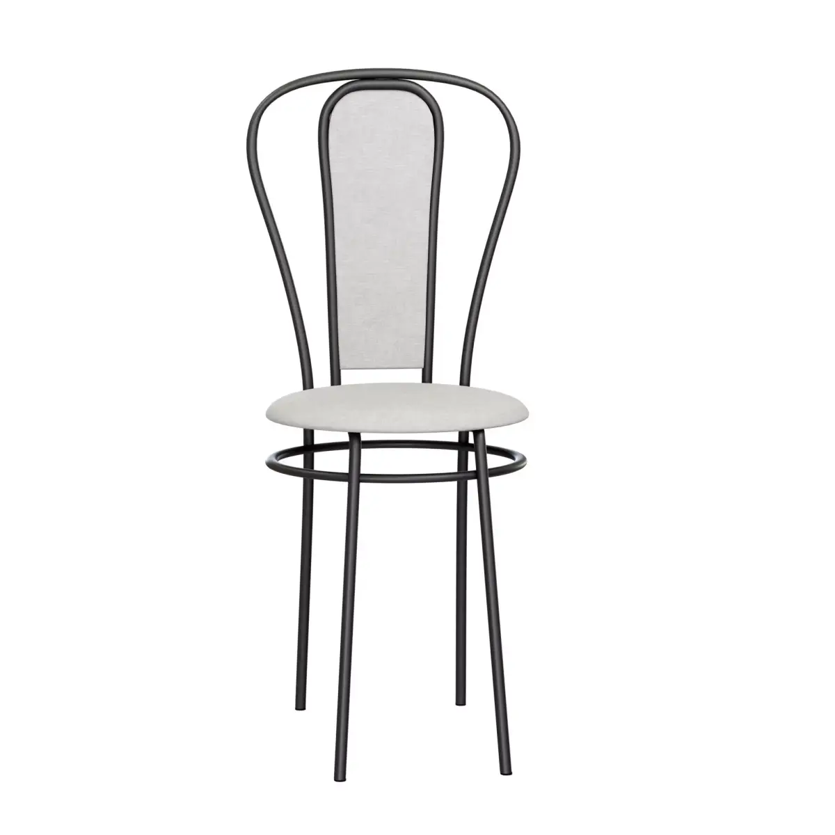 Metal and fabric chair  Free low-poly 3D model